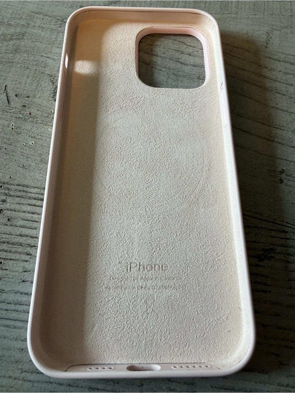 Apple Silicone iPhone Case - Light Pink-14 Pro Max